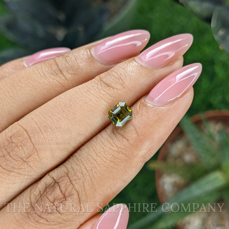 1.18 Ct. Yellowish Green Chrysoberyl from Tanzania