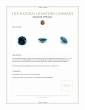 2.85 Ct. Tourmaline from Nigeria Appraisal