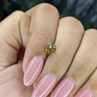 0.87 Ct. Greenish Yellow Chrysoberyl from Tanzania Life Style