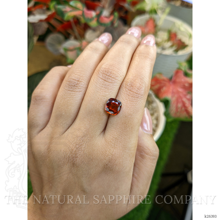 3.22 Ct. Reddish Orange Hessonite Garnet from Madagascar