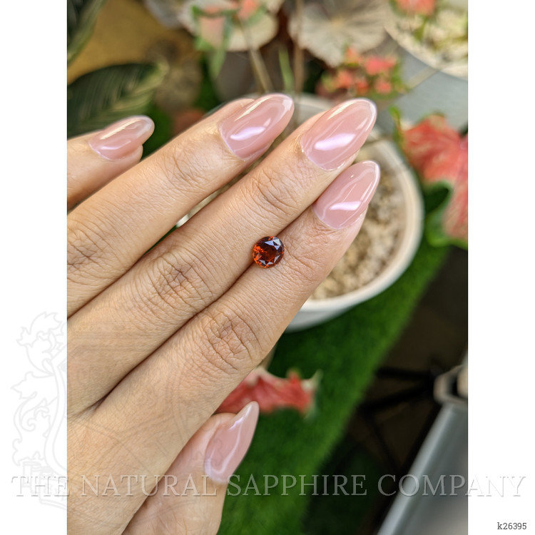 1.36 Ct. Orange Hessonite Garnet from Madagascar