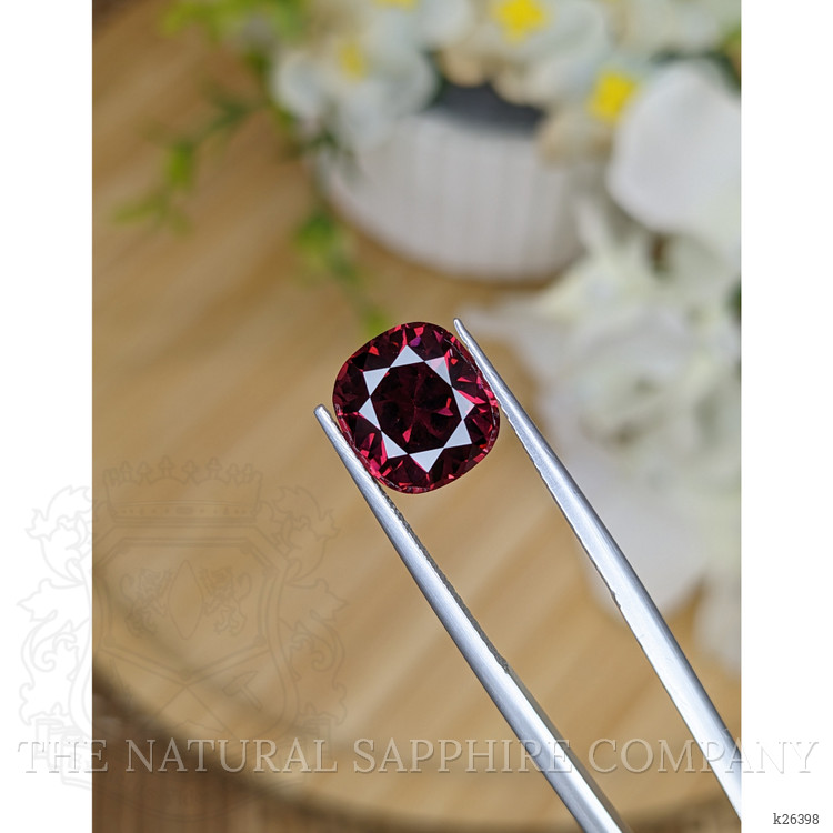 5.22 Ct. Purplish Pink Garnet from Ceylon (Sri Lanka)
