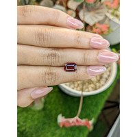 3.66 Ct. Pinkish Red Garnet from Ceylon (Sri Lanka) Life Style