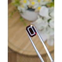 3.66 Ct. Pinkish Red Garnet from Ceylon (Sri Lanka) Life Style