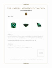 2.61 Ct. Tourmaline from Brazil Appraisal