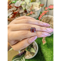 6.99 Ct. Purplish Red Garnet from Ceylon (Sri Lanka) Life Style