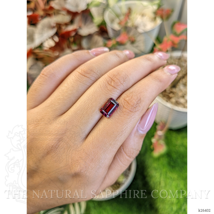3.39 Ct. Reddish Pink Garnet from Ceylon (Sri Lanka)