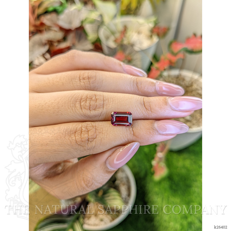 3.39 Ct. Reddish Pink Garnet from Ceylon (Sri Lanka)