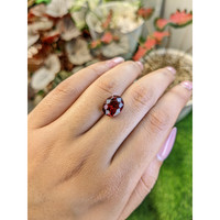 5.98 Ct. Red Garnet from Ceylon (Sri Lanka) Life Style