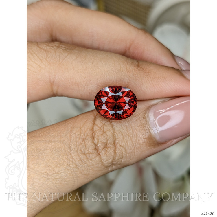 5.98 Ct. Red Garnet from Ceylon (Sri Lanka)