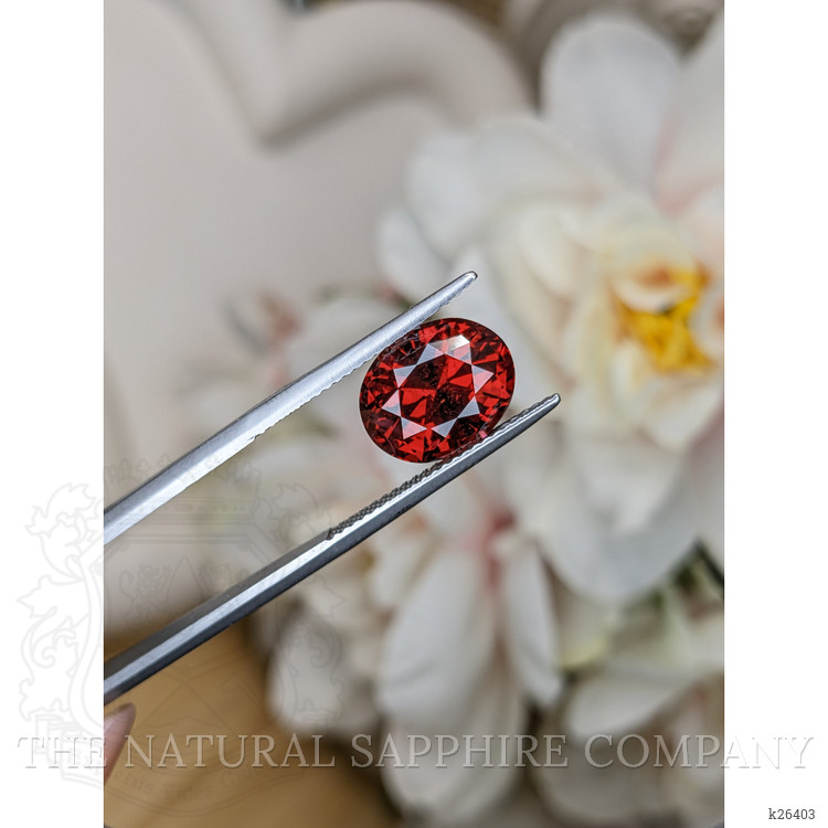 5.98 Ct. Red Garnet from Ceylon (Sri Lanka)