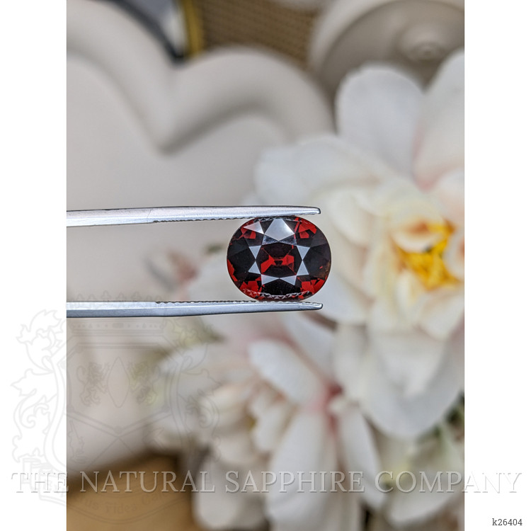 6.56 Ct. Red Garnet from Ceylon (Sri Lanka)