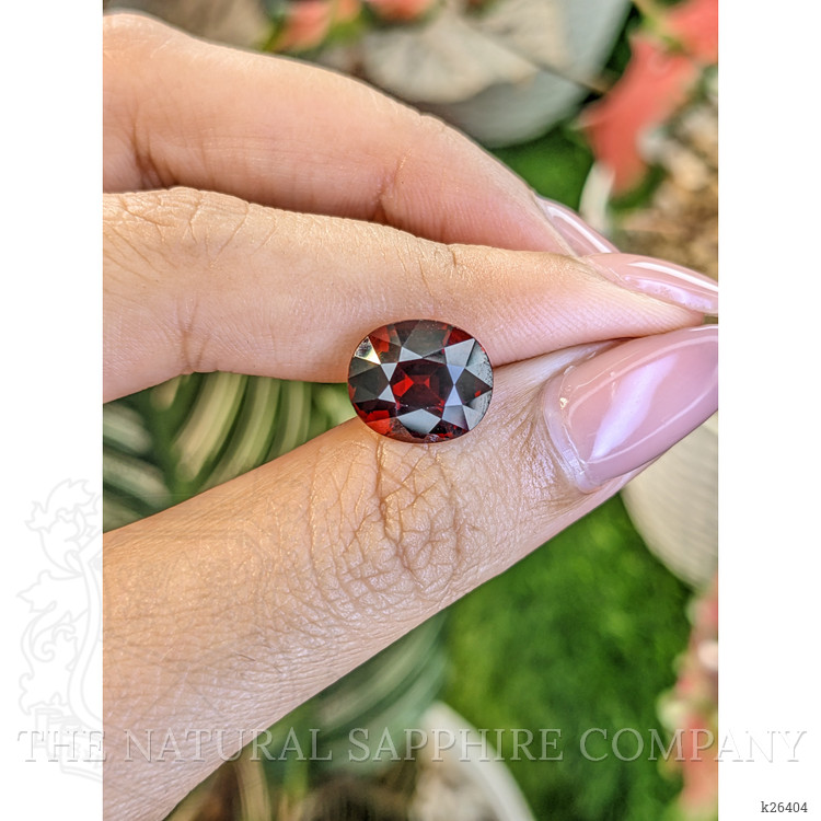 6.56 Ct. Red Garnet from Ceylon (Sri Lanka)