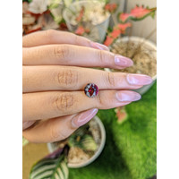 3.14 Ct. Pinkish Red Garnet from Ceylon (Sri Lanka) Life Style