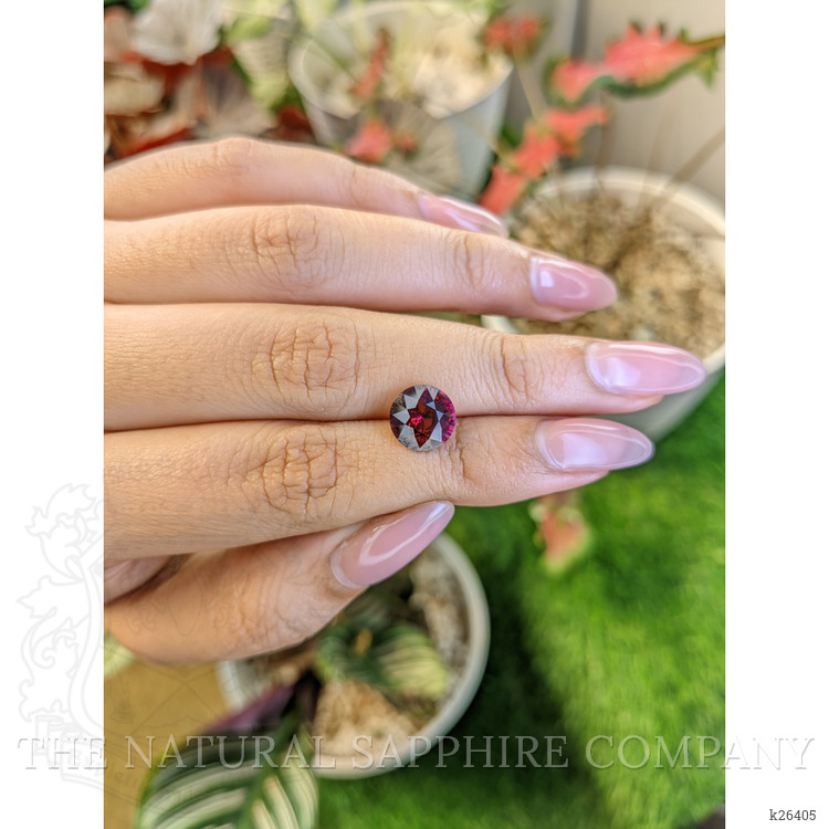 3.14 Ct. Pinkish Red Garnet from Ceylon (Sri Lanka)