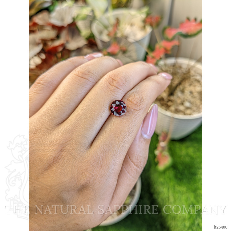 3.06 Ct. Red Garnet from Ceylon (Sri Lanka)