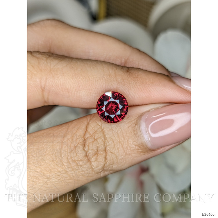 3.06 Ct. Red Garnet from Ceylon (Sri Lanka)