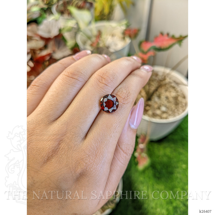 6.07 Ct. Red Garnet from Ceylon (Sri Lanka)
