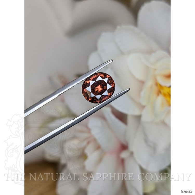 4.76 Ct. Brownish Orange Zircon from Ceylon (Sri Lanka)