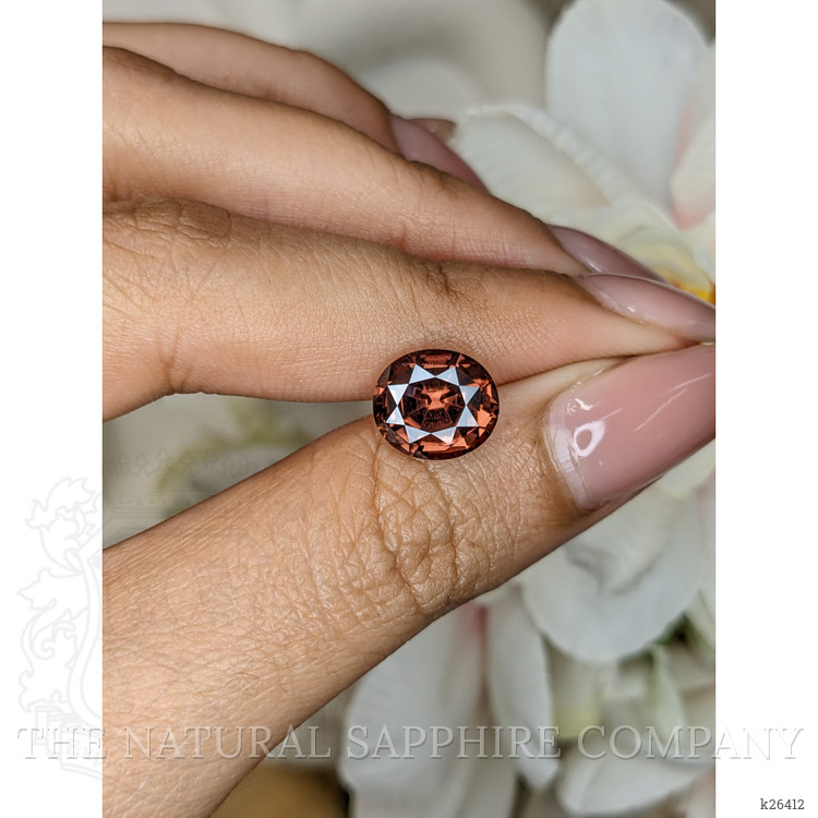 4.76 Ct. Brownish Orange Zircon from Ceylon (Sri Lanka)