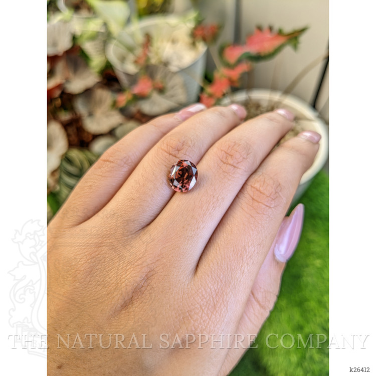 4.76 Ct. Brownish Orange Zircon from Ceylon (Sri Lanka)