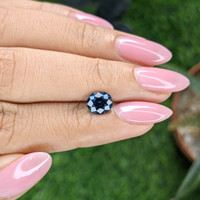 1.26 Ct. Greenish Blue Spinel from Tanzania Life Style