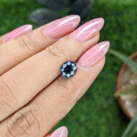 1.26 Ct. Greenish Blue Spinel from Tanzania Life Style