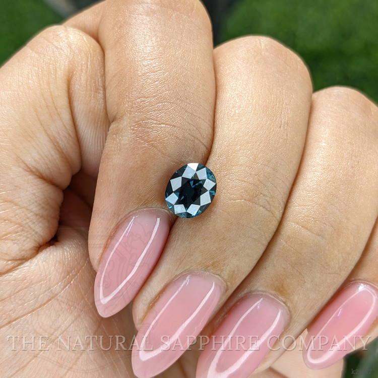 1.47 Ct. Greenish Blue Spinel from Tanzania