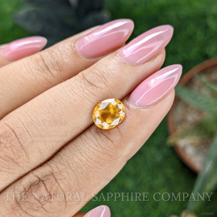 2.10 Ct. Yellowish Orange Spessartite Garnet from Tanzania