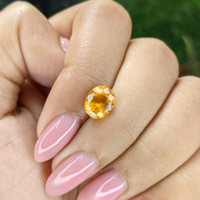 2.10 Ct. Yellowish Orange Spessartite Garnet from Tanzania Life Style