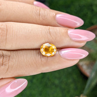 2.10 Ct. Yellowish Orange Spessartite Garnet from Tanzania Life Style