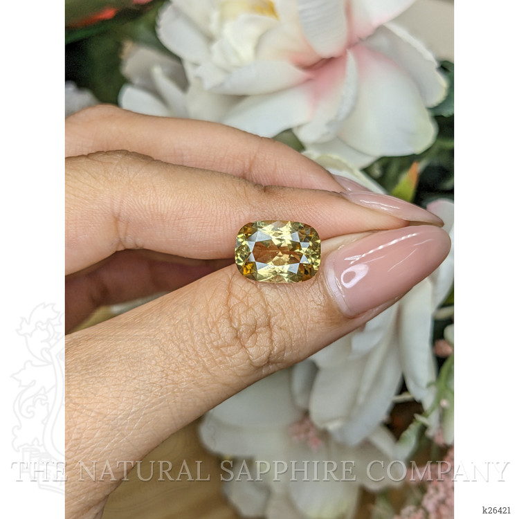 5.40 Ct. Golden Brown Sinhalite from Ceylon (Sri Lanka)