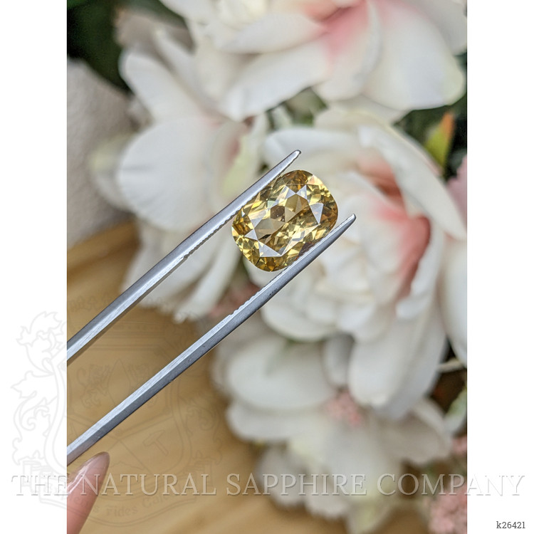 5.40 Ct. Golden Brown Sinhalite from Ceylon (Sri Lanka)