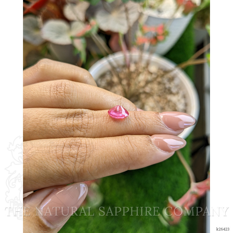 2.53 Ct. Reddish Pink Cabochon Spinel from Tanzania