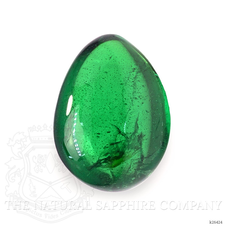 1.43 Ct. Cabochon Tsavorite Garnet from Tanzania