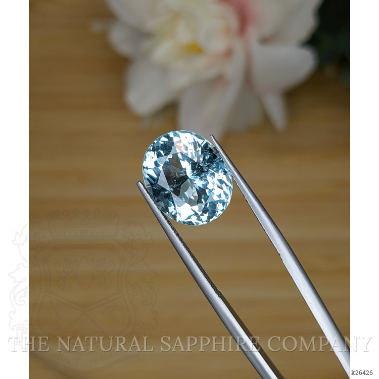 7.47 Ct. Blue Aquamarine from Tanzania