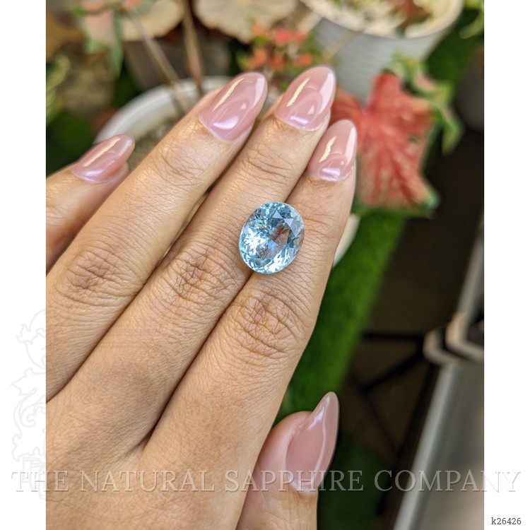 7.47 Ct. Blue Aquamarine from Tanzania