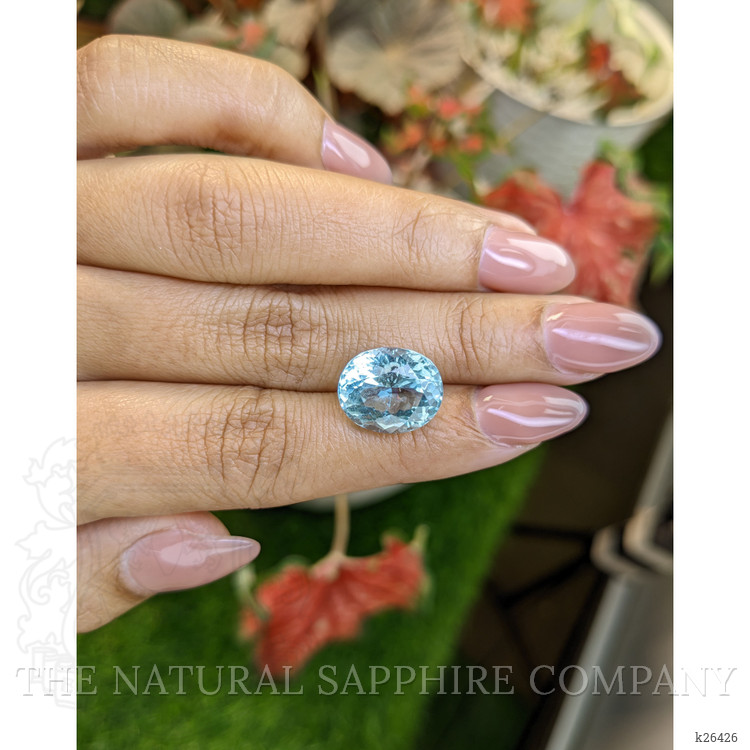 7.47 Ct. Blue Aquamarine from Tanzania