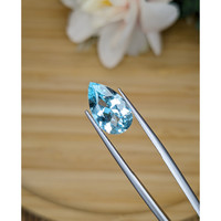 3.66 Ct. Blue Aquamarine from Tanzania Life Style