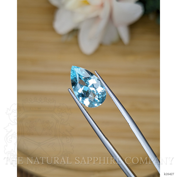 3.66 Ct. Blue Aquamarine from Tanzania