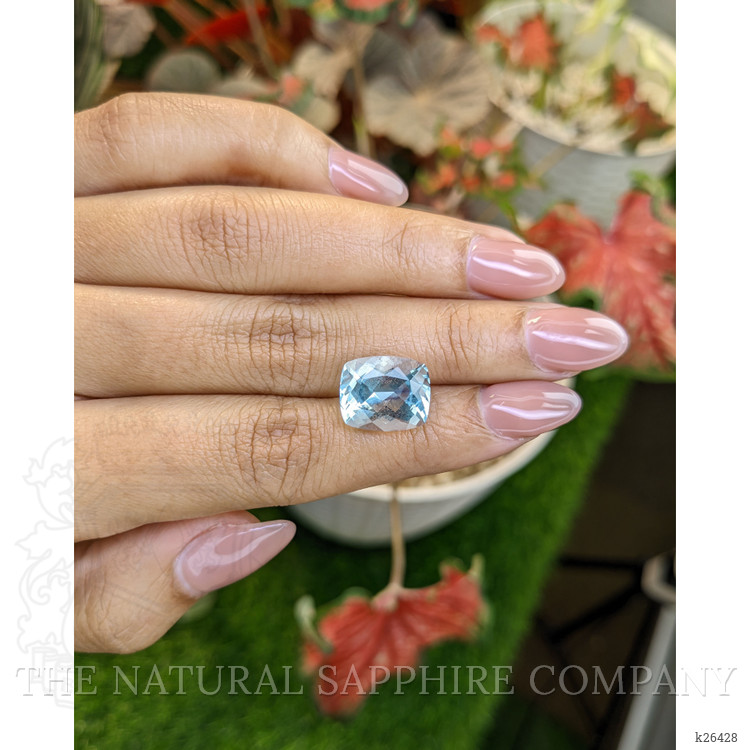6.65 Ct. Greenish Blue Aquamarine from Tanzania