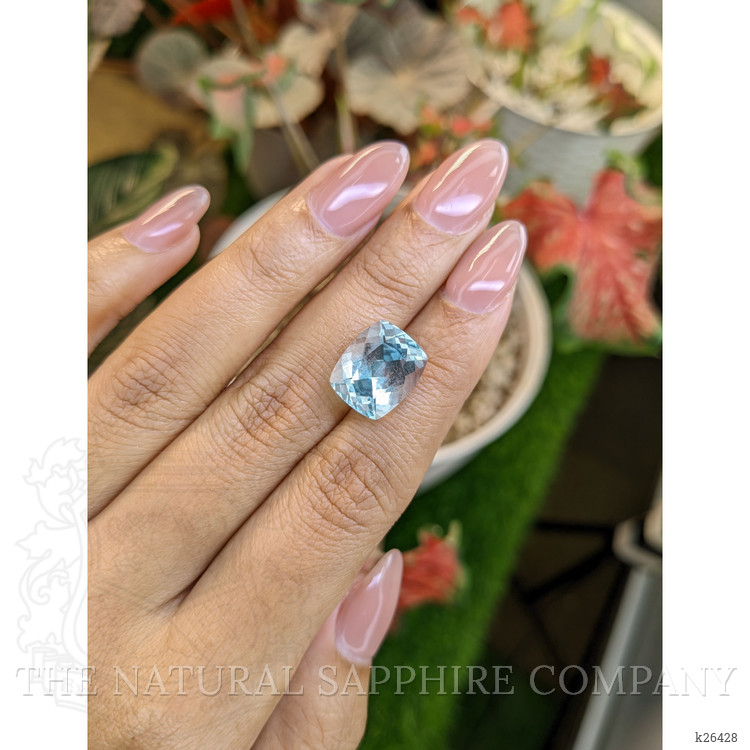 6.65 Ct. Greenish Blue Aquamarine from Tanzania