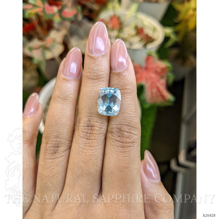 6.65 Ct. Greenish Blue Aquamarine from Tanzania