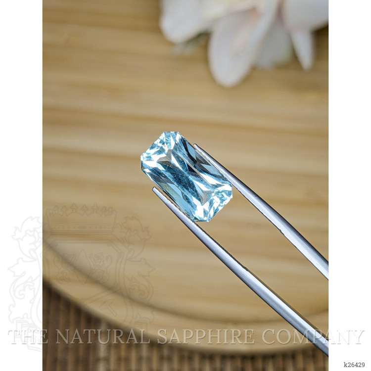 6.72 Ct. Blue Aquamarine from Tanzania