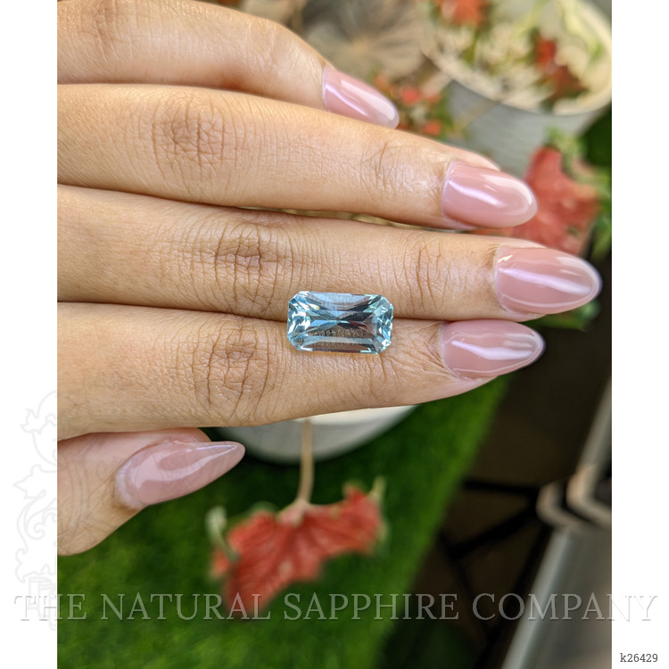 6.72 Ct. Blue Aquamarine from Tanzania