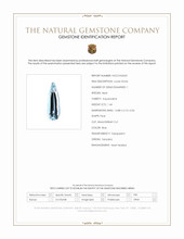 1.44 Ct. Blue Aquamarine from Tanzania Scan Report