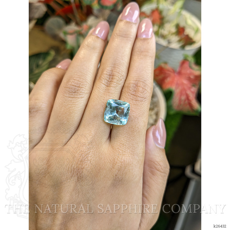 6.61 Ct. Bluish Green Aquamarine from Tanzania