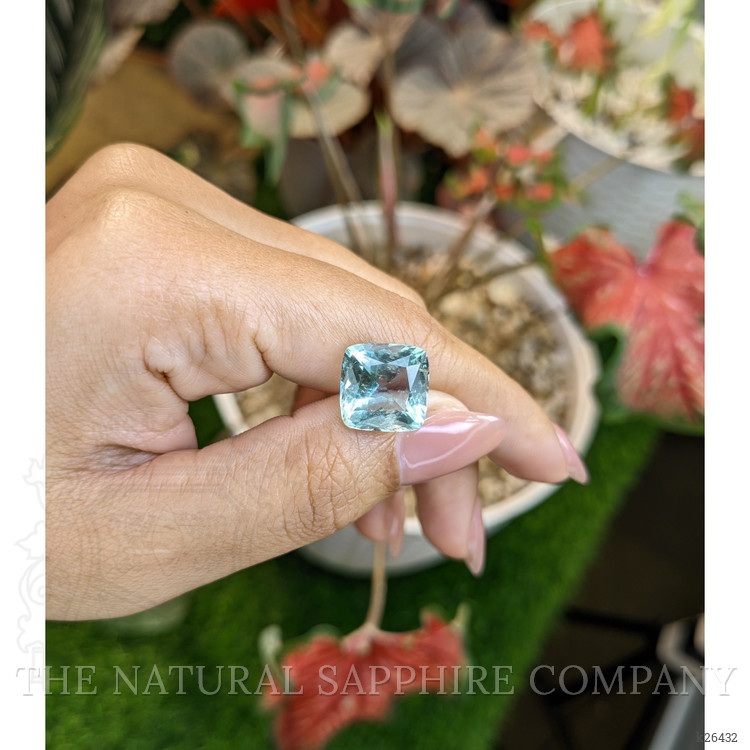 6.61 Ct. Bluish Green Aquamarine from Tanzania