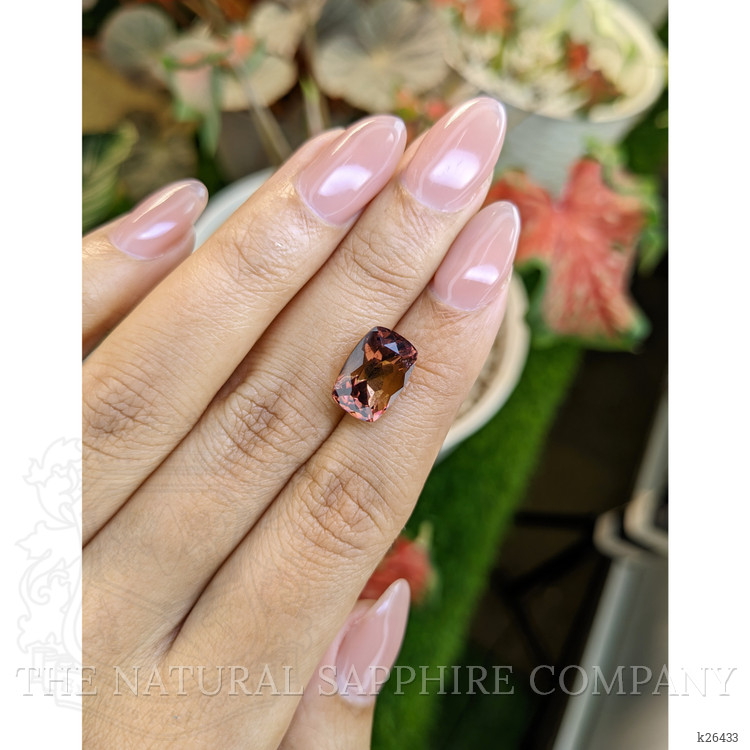 5.58 Ct. Brownish Pink Tourmaline from Tanzania