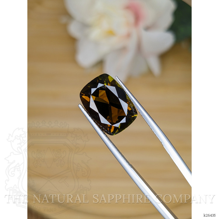 7.26 Ct. Greenish Brown Tourmaline from Tanzania